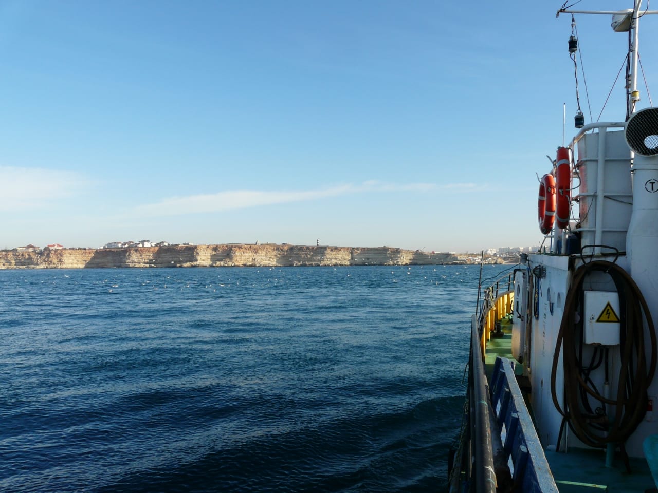 Выход в море на испытание гидрологического зонда